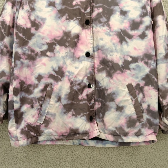 PINK Victoria's Secret XS Multicolor Tie Dye Jacket Lightweight Windbreaker‎ - Picture 7 of 13